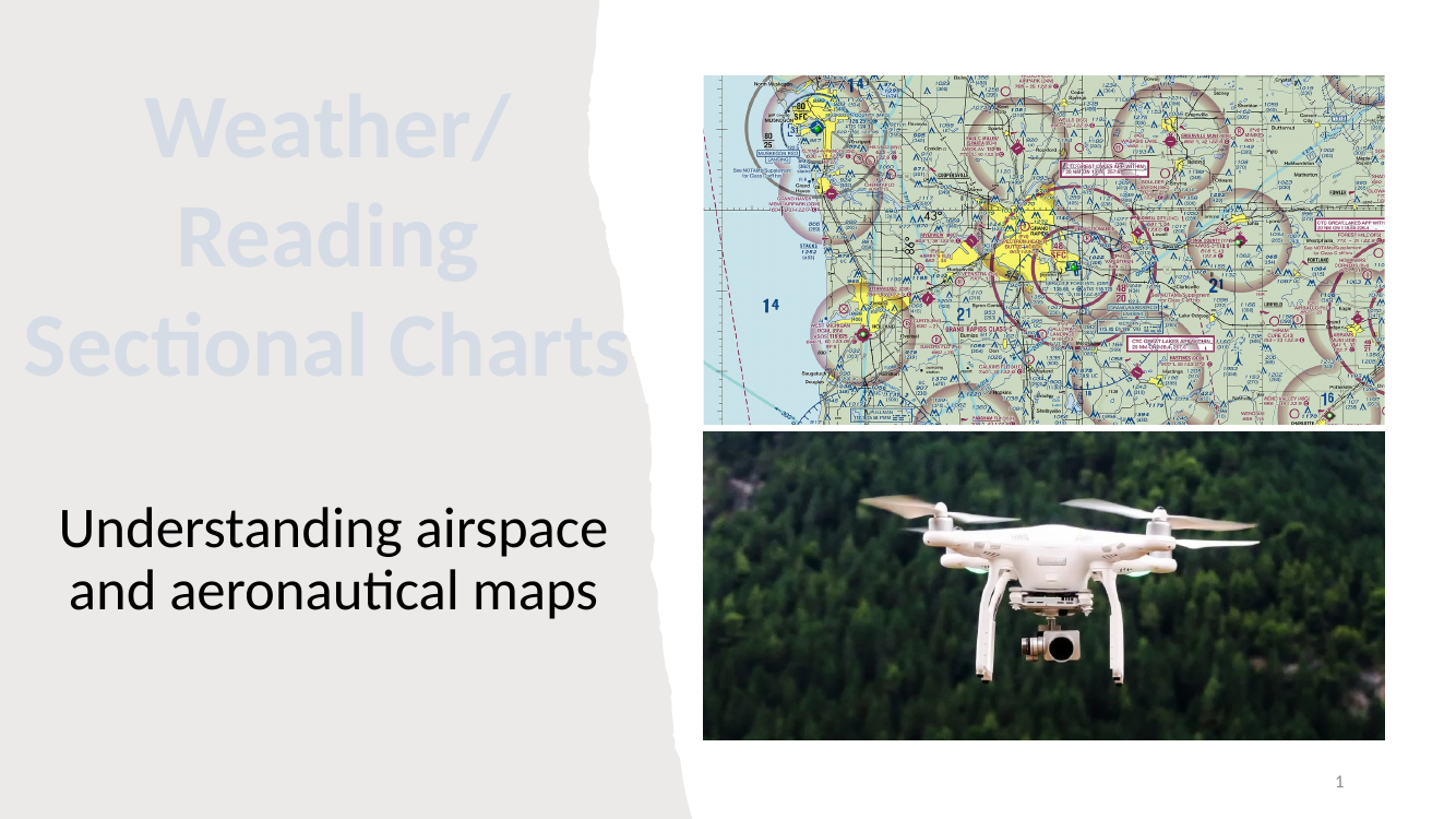 Weather / Reading sectional charts — title